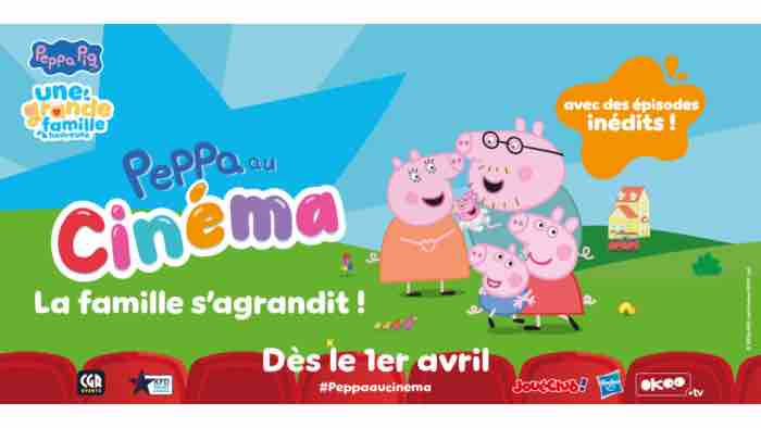 France tv distribution : «Peppa Pig» de retour au cinéma dès le 1er avril