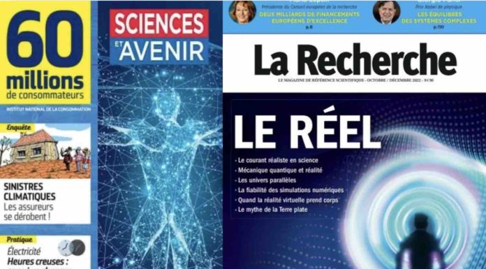 L’AJSPI alerte sur la fragilisation de «60 millions de consommateurs», «Sciences et Avenir» et «La Recherche»