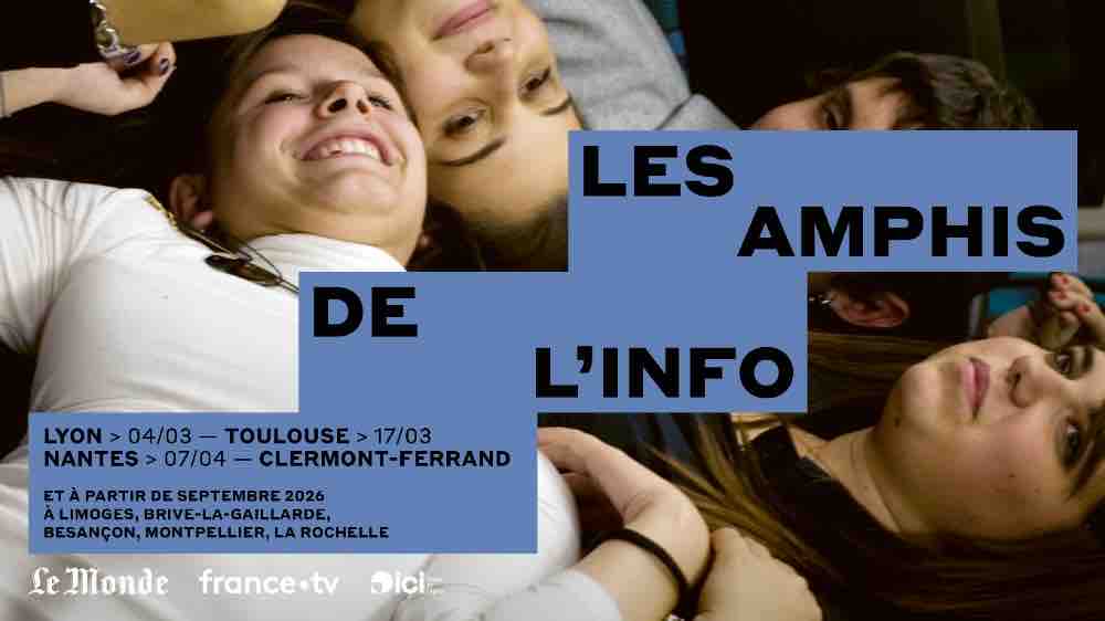 Le Monde, France Télévisions et ICI lancent «Les Amphis de l’info»