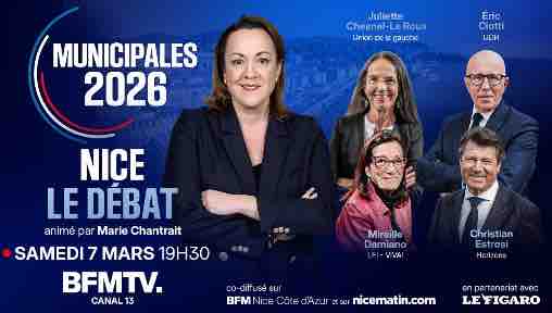 RMC BFM: dispositif spécial municipales 2026 à Nice ce samedi