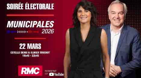 RMC : soirée spéciale résultats du second tour des élections municipales ce 22 mars 2026