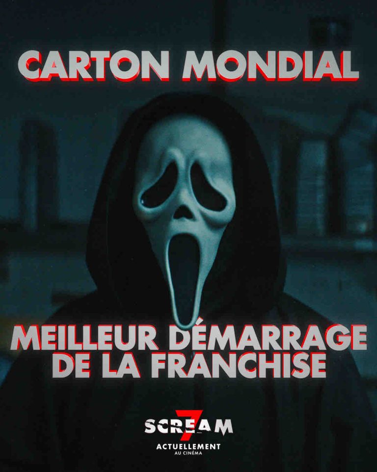 «Scream 7» signe le meilleur démarrage mondial de la franchise, avec 97,2 millions de dollars de recettes en quelques jours