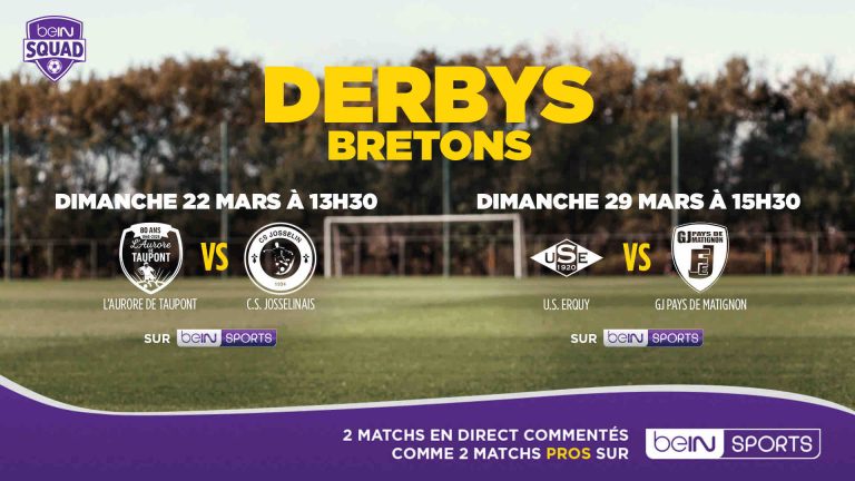 beIN SPORTS diffuse 2 matchs en direct dans le cadre de beIN SQUAD