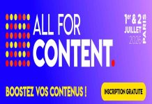 All For Content : 8e édition les 1er et 2 juillet
