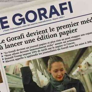 Du web au kiosque: Le Gorafi lance sa version papier pour s’affranchir des algorithmes