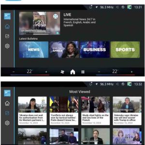 L’application France 24 dans les véhicules BMW