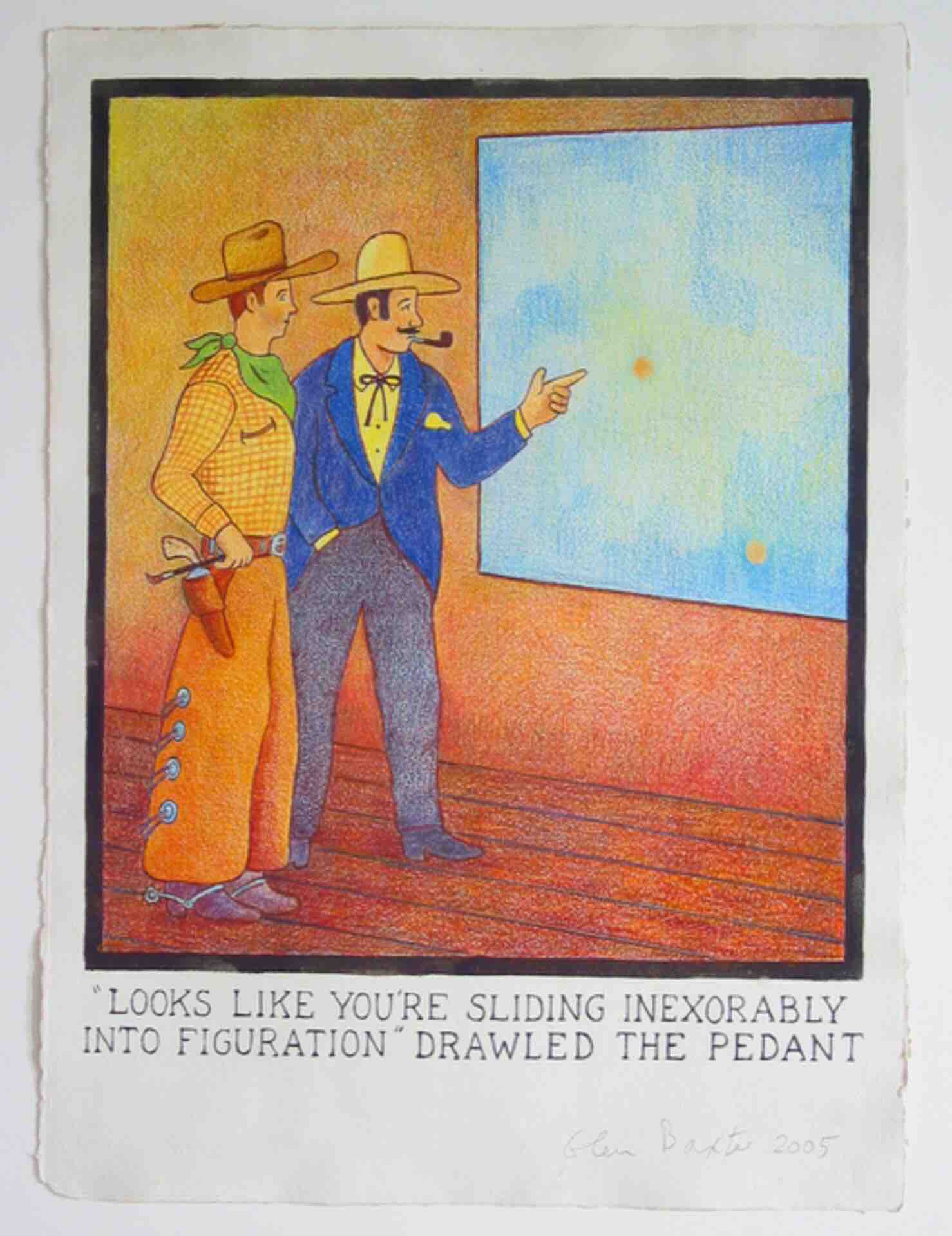 Le dessinateur britannique Glen Baxter, maître de l’absurde, est mort à 82 ans