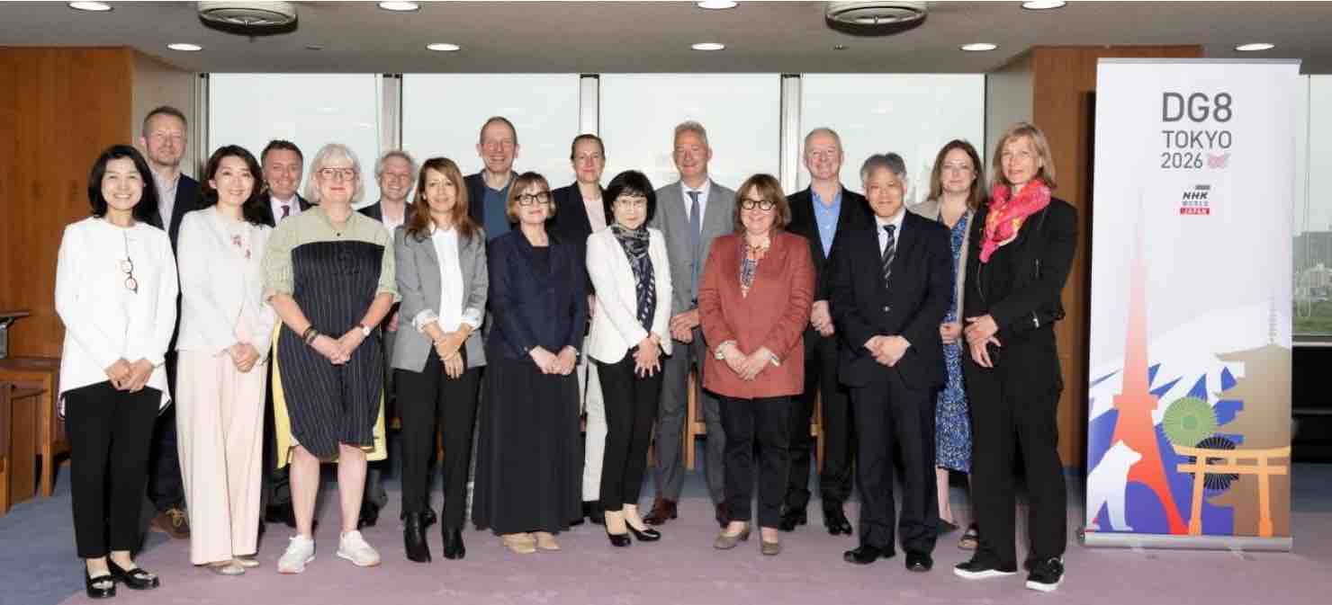 Médias de service public internationaux: les membres du DG8 réunis à Tokyo les 13 et 14 avril 2026