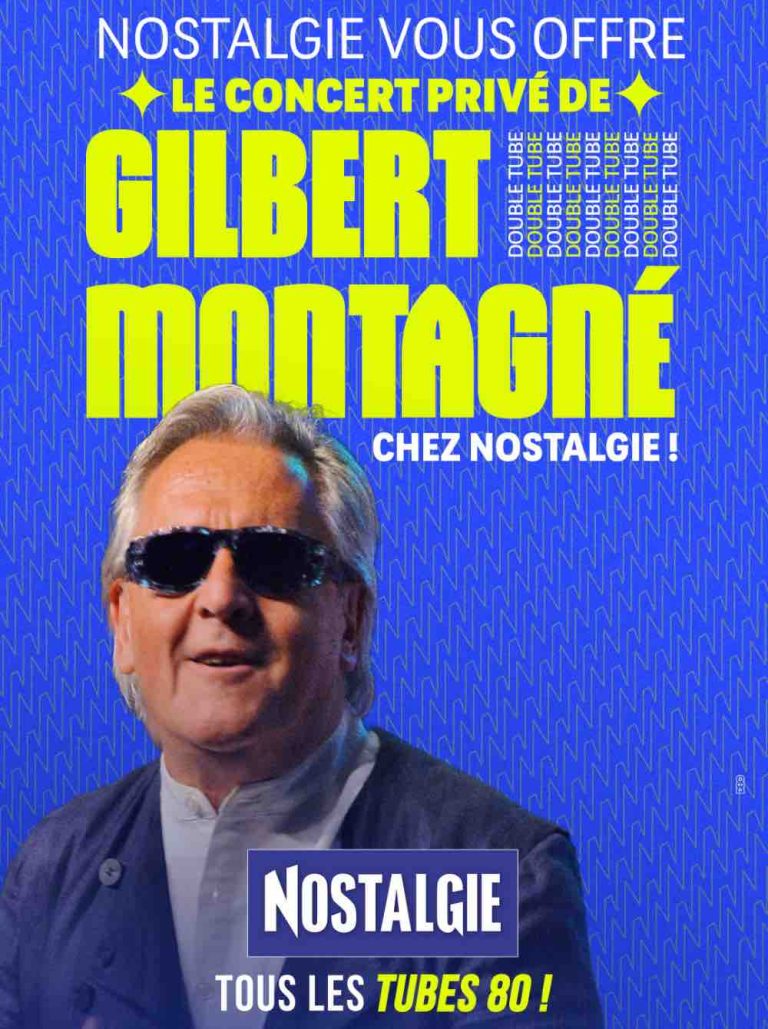 Nostalgie accueille Gilbert Montagné en concert privé à Paris