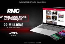 RMC : 2ème meilleur mois historique sur le digital en mars 2026