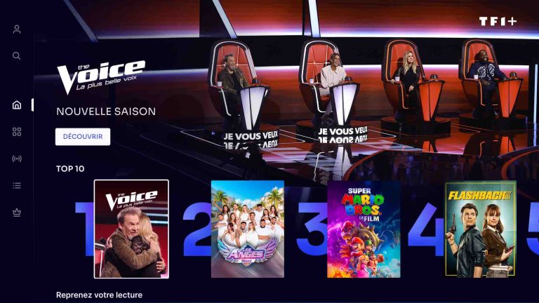 TF1+ réunit 42 millions de Français en mars