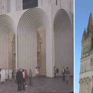 france.tv/ Ici Pays de la Loire : inauguration du parvis de la Cathédrale d’Angers jeudi 9 avril