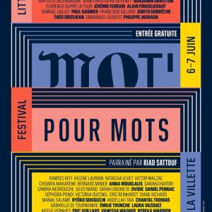 6e édition du Festival MOT pour Mots les 6 et 7 juin 2026