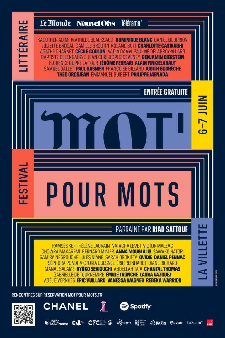 6e édition du Festival MOT pour Mots les 6 et 7 juin 2026