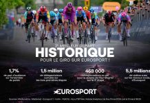 Eurosport : deuxième meilleur départ historique pour le Giro