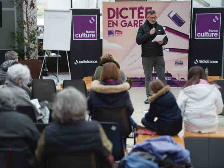 France Culture : la «Dictée En Gare» à Saint-Quentin le 20 mai