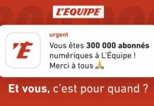 L’Équipe franchit les 300.000 abonnés numériques et accélère sa transformation digitale