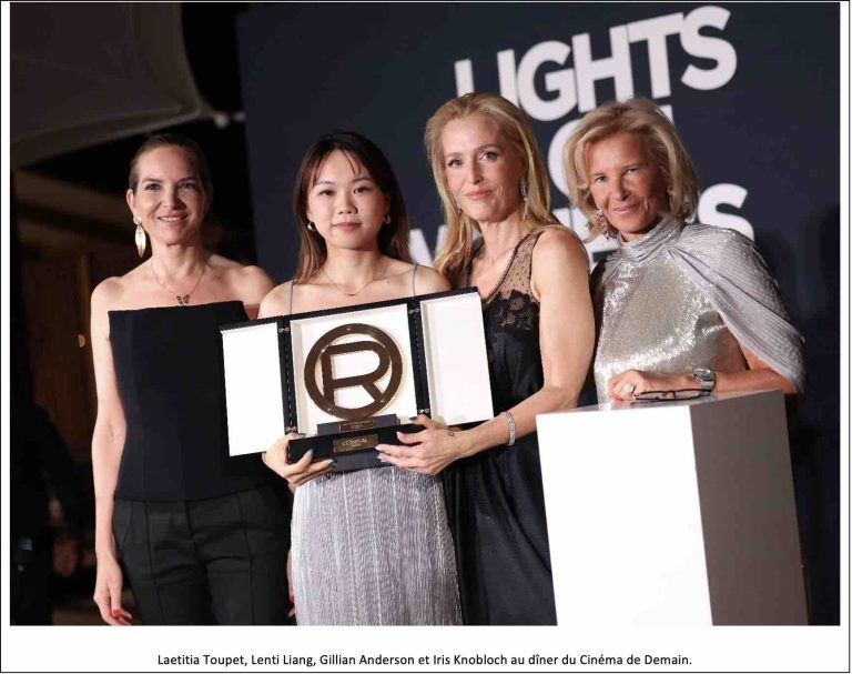 L’Oréal Paris décerne son prix Lights on Women’s Worth 2026 à Lenti Liang au Festival de Cannes