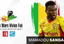 Mamadou Sangaré remporte le Prix Marc-Vivien Foé RFI-France 24 du meilleur joueur africain de Ligue 1