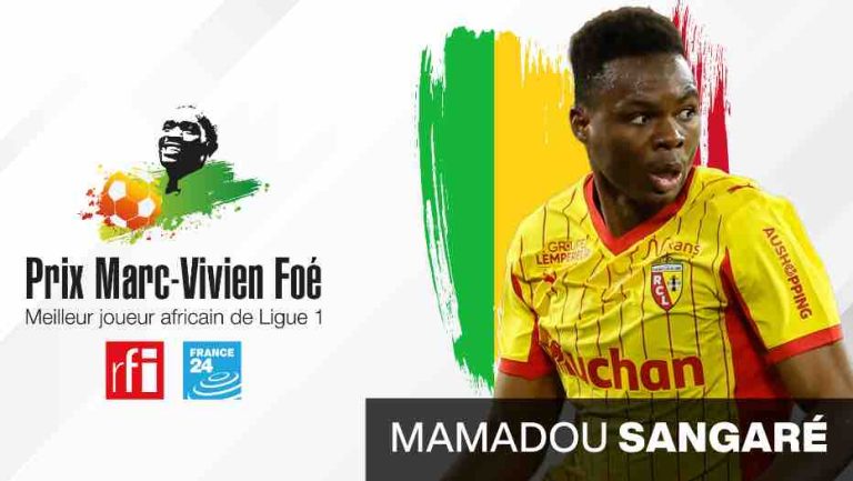 Mamadou Sangaré remporte le Prix Marc-Vivien Foé RFI-France 24 du meilleur joueur africain de Ligue 1