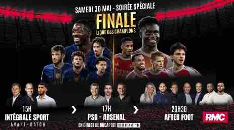 RMC : dispositif spécial pour la finale de la Ligue des champions ce samedi 30 mai