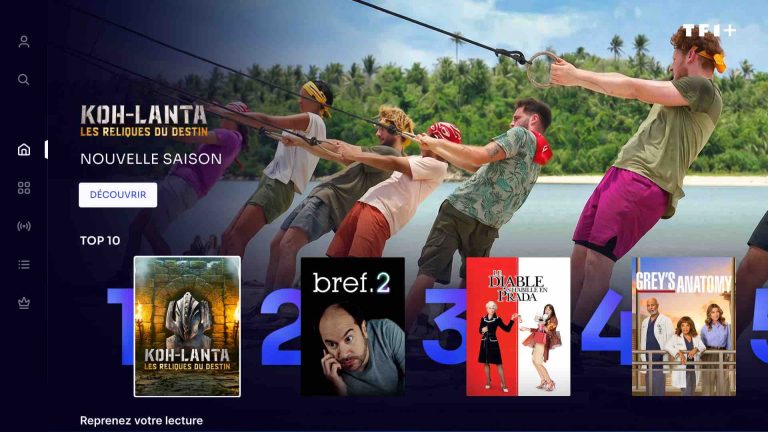 Record historique pour TF1+ qui réunit 43,1 millions de Français en avril 