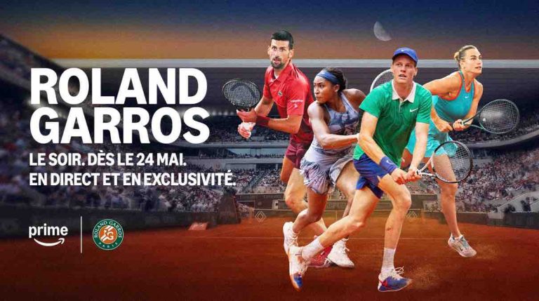 Roland-Garros de retour en exclusivité sur Prime Video du 24 mai au 7 juin