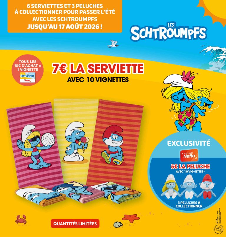 TF1 Licensing : «Les Schtroumpfs» débarquent chez Netto