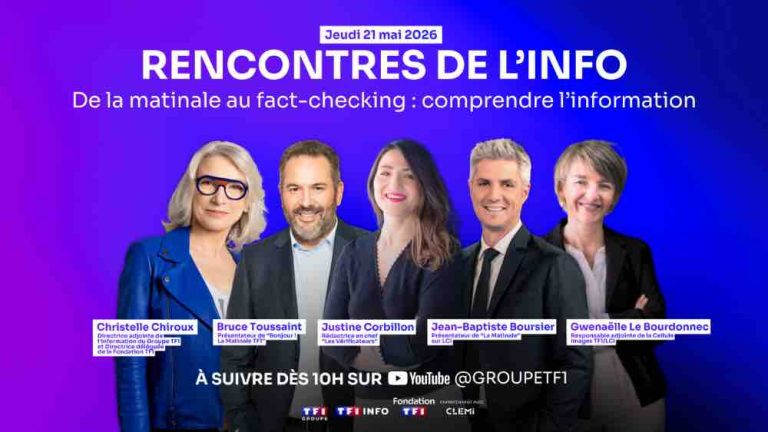 TF1 : une nouvelle édition des Rencontres de l’Info autour des matinales et du fact-checking jeudi 21 mai