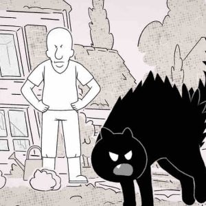 ARTE lance «Putain de chat !», nouvelle série courte d’animation humoristique d’après la BD de Lapuss’ et Tartuff