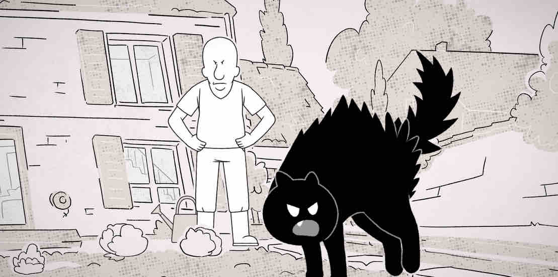 ARTE lance «Putain de chat !», nouvelle série courte d’animation humoristique d’après la BD de Lapuss’ et Tartuff