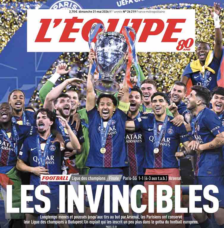 Après le sacre du PSG, L’Équipe réalise un week-end record
