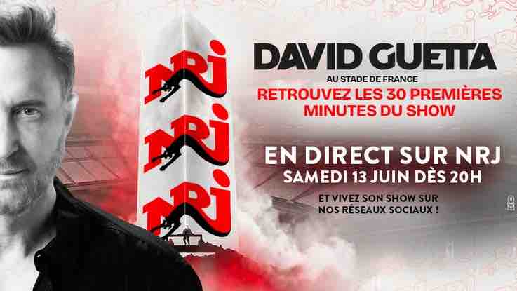 David Guetta en direct sur NRJ le 13 juin
