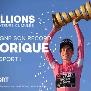 Eurosport : le Giro 2026 signe un record historique d’audience sur Eurosport