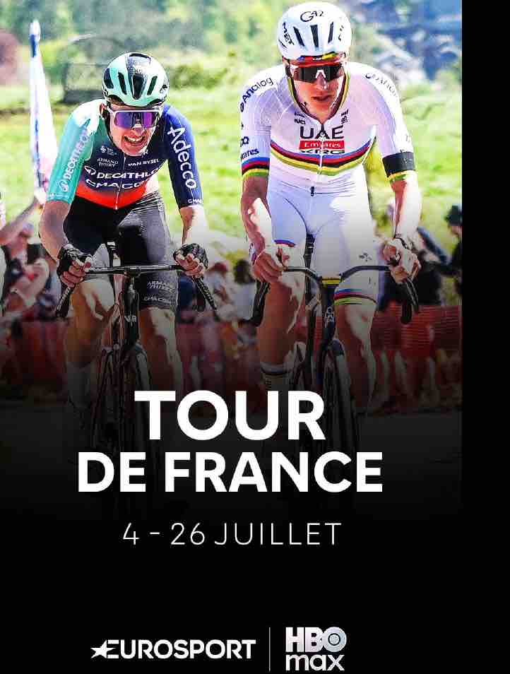 Le Tour de France à suivre en intégralité sur HBO Max avec Eurosport