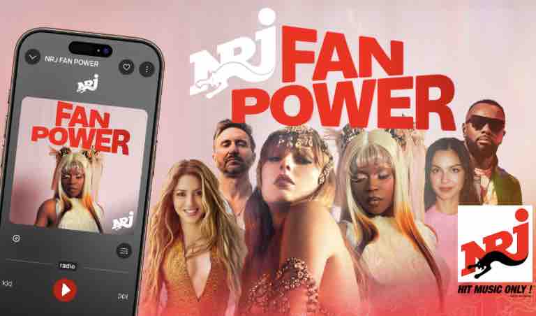 NRJ lance la radio digitale «NRJ Fan Power» 