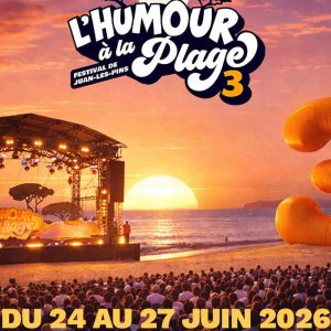 Rire & Chansons partenaire de «L’Humour à la plage»