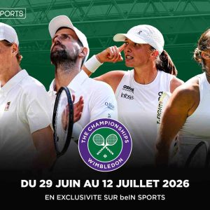 Wimbledon 2026 : beIN SPORTS diffusera le tournoi en exclusivité et déploie un dispositif spécial