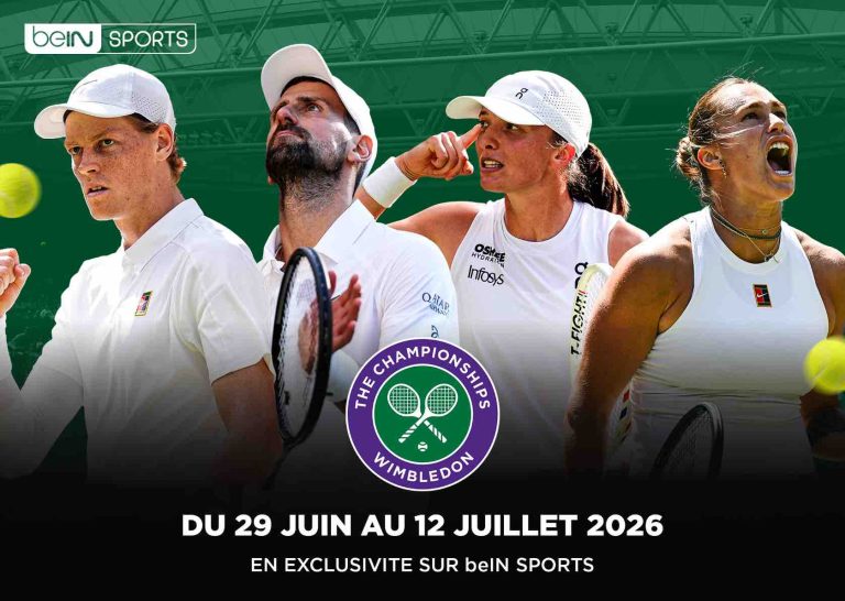 Wimbledon 2026 : beIN SPORTS diffusera le tournoi en exclusivité et déploie un dispositif spécial