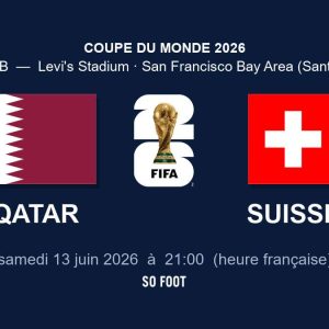 M6 / Football : Qatar / Suisse, 2e du Prime samedi