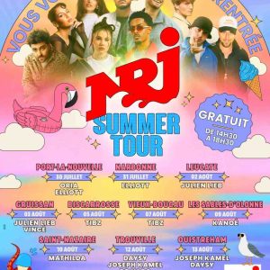 NRJ relance son Summer Tour sur les plages françaises du 30 juillet au 13 août