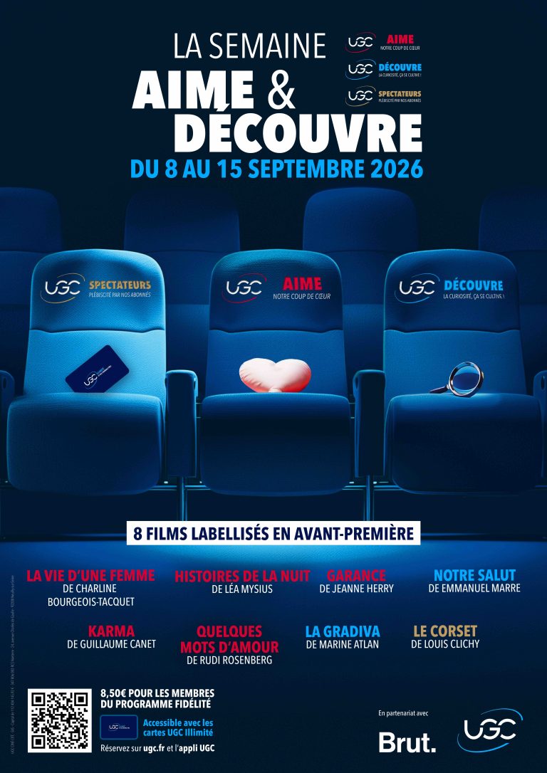 UGC lance la 4e édition de «La Semaine Aime & Découvre», du 8 au 15 septembre 2026