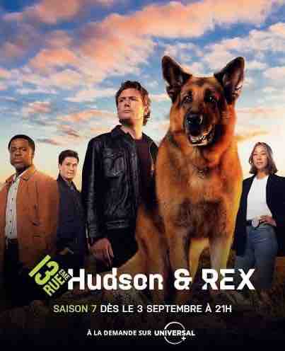 13ème Rue : «Hudson & Rex» saison 7 inédite dès le 3 septembre