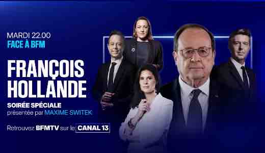 BFMTV : François Hollande invité de «Face à BFM»