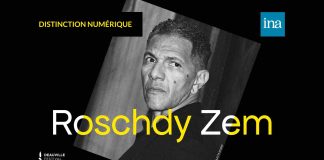 L’INA remet une Distinction numérique à Roschdy Zem lors du Festival du Cinéma Américain de Deauville