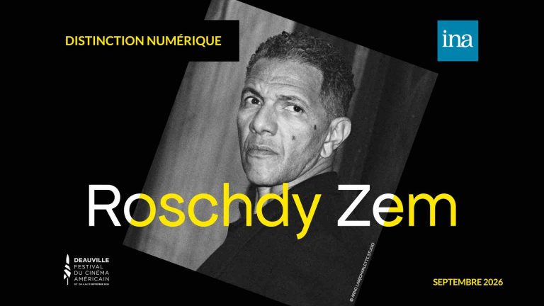 L’INA remet une Distinction numérique à Roschdy Zem lors du Festival du Cinéma Américain de Deauville