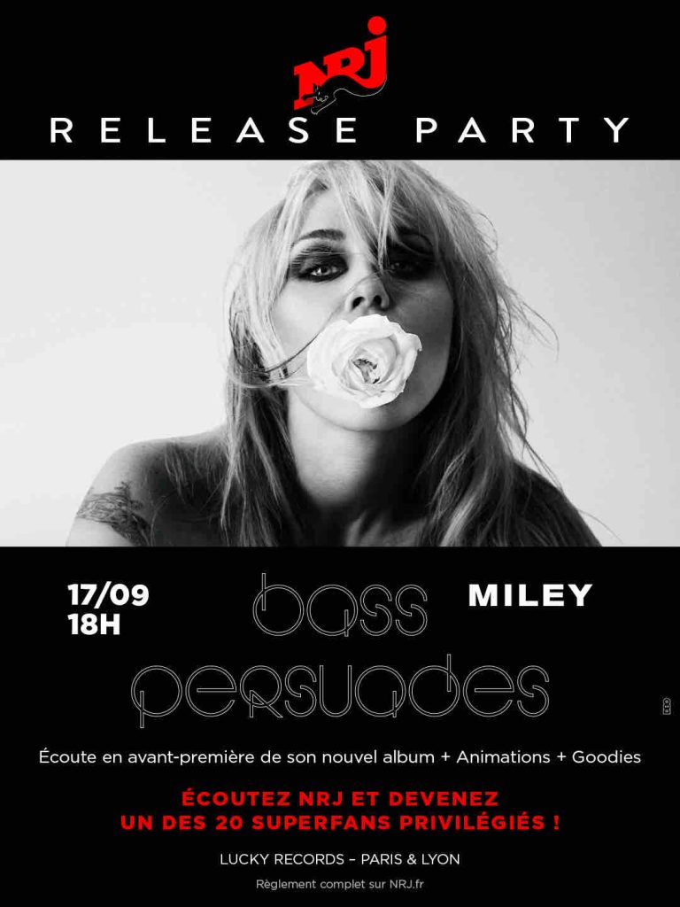 NRJ : une release party autour du nouvel album de Miley