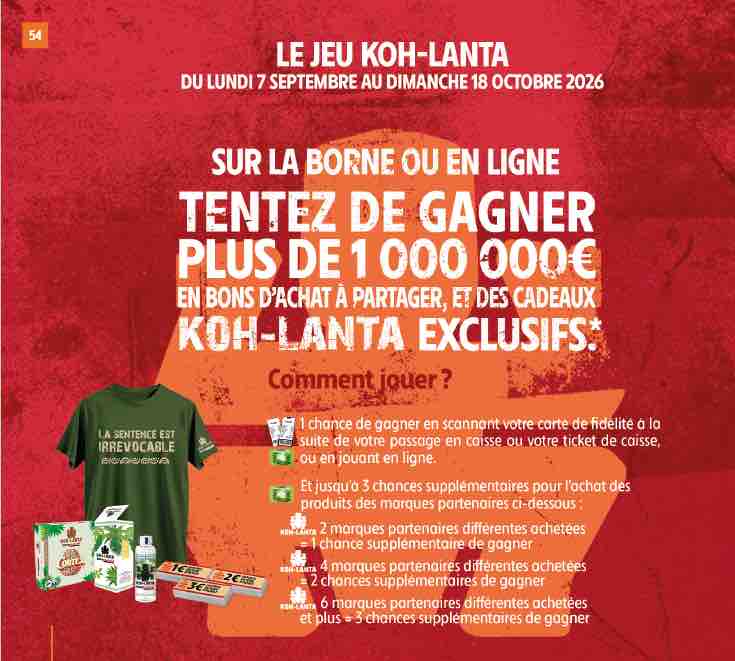 TF1 Licensing : «Koh-Lanta» s’associe à Intermarché