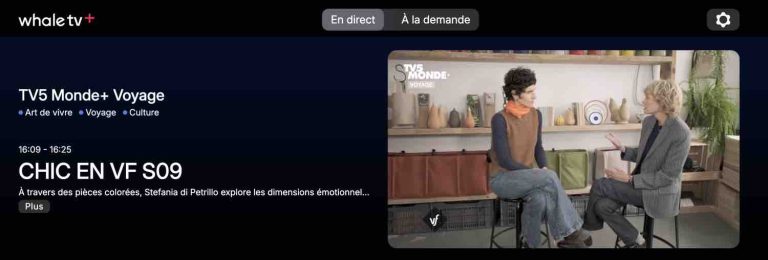 TV5MONDE étend sa distribution grâce à un nouvel accord avec Whale TV