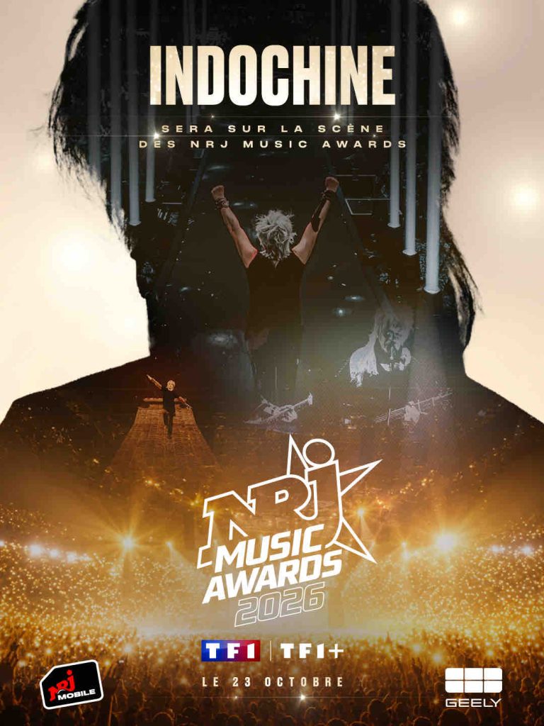 TF1 : Indochine sur la scène des «NRJ Music Awards» le 23 octobre